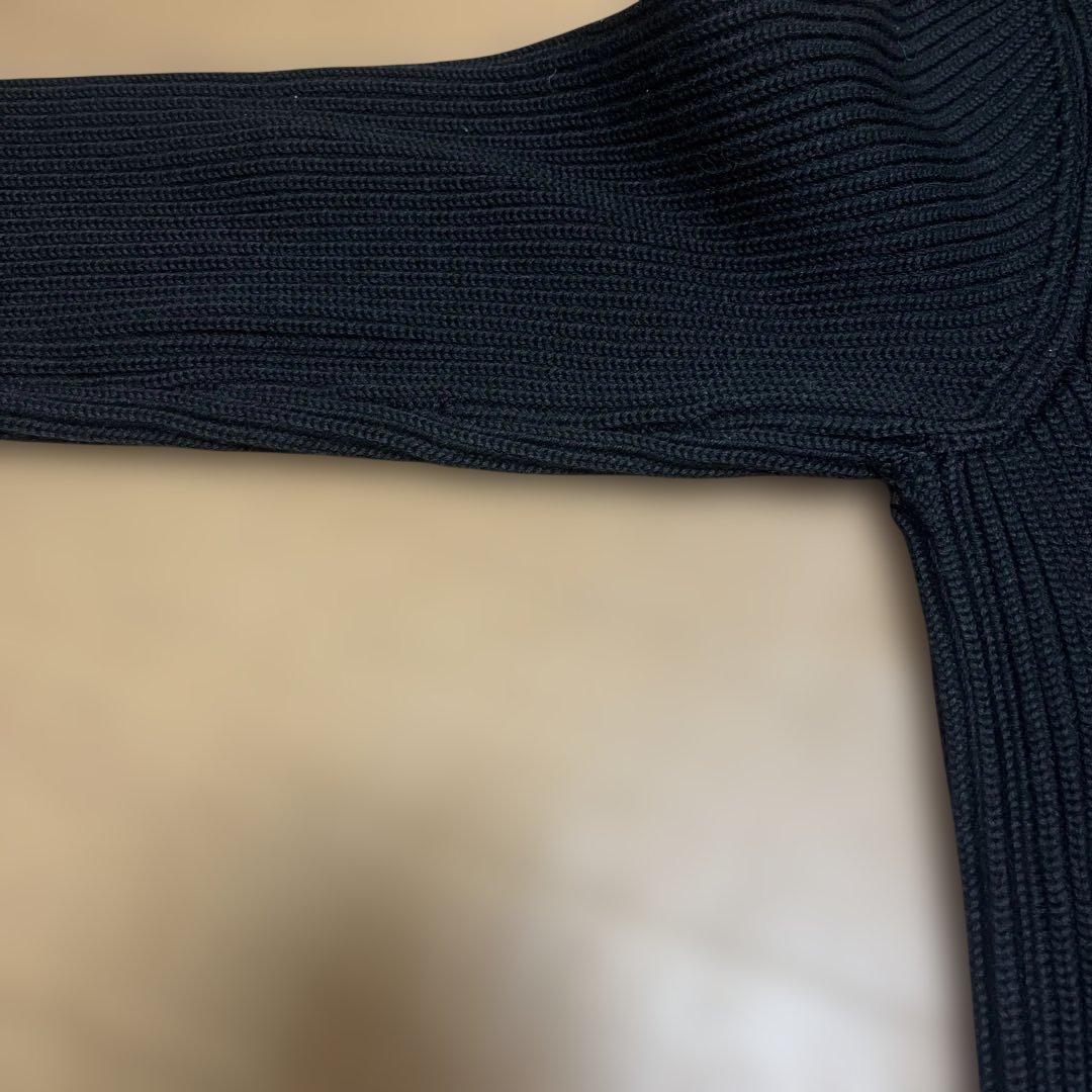 ほぼ新品 マルタン マルジェラ ⑭ドライバーズニット M 黒 スタッフ