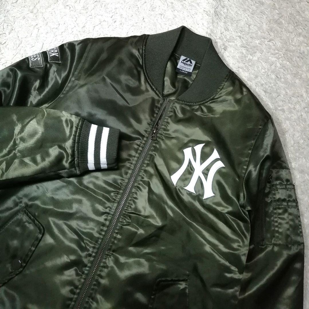 ☆美品☆レア☆ニューヨーク ヤンキース☆MA-1 スタジアムジャンパー L