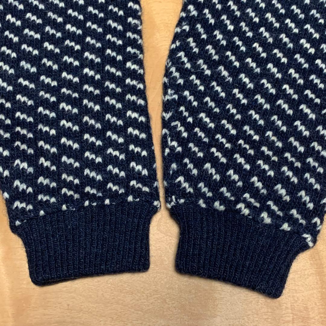 80s ‼️L.L.Bean エルエルビーン バーズアイセーター ウールニット