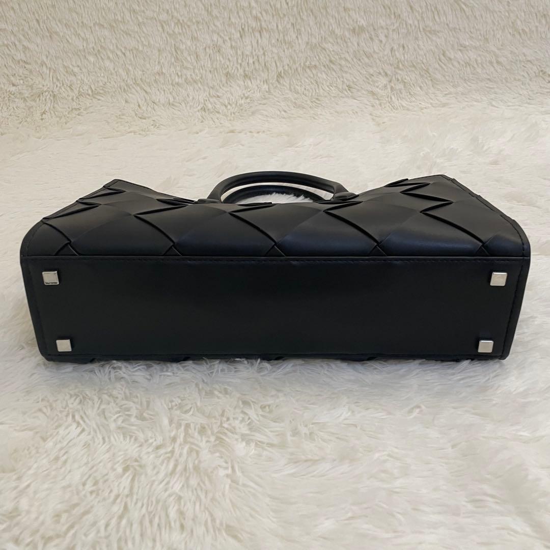 新品未使用 マイケルコース2wayショルダーバッグ レザー ブラック 小泉今日子