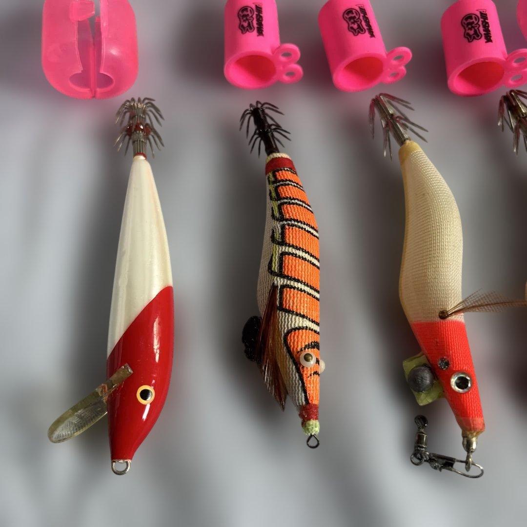 エギ・餌木 8個セット 収納ケース付き - メルカリ