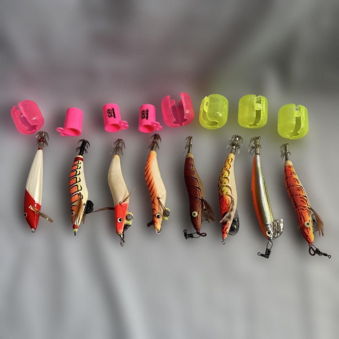 エギ・餌木 8個セット 収納ケース付き - メルカリ