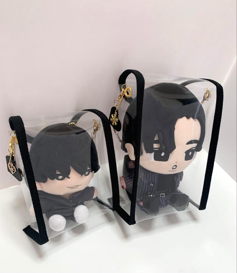 みー様専用 すのチルソフビポーチ 黒 オレンジ SnowMan 目黒蓮 向井