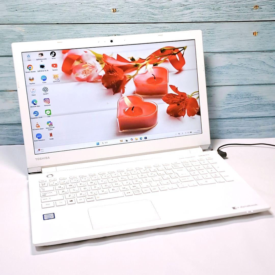 J108【美品】すぐ使える 東芝ノートパソコン 第7世代i3 win11 - メルカリ