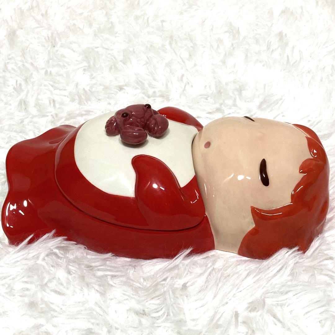 ♡激レア♡ ☆極美品☆ 崖の上のポニョ キャンディポット 陶器 ジブリ