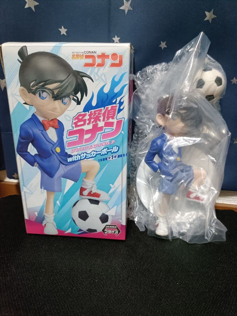 送料無料】名探偵コナン フィギュア with サッカーボール【新品