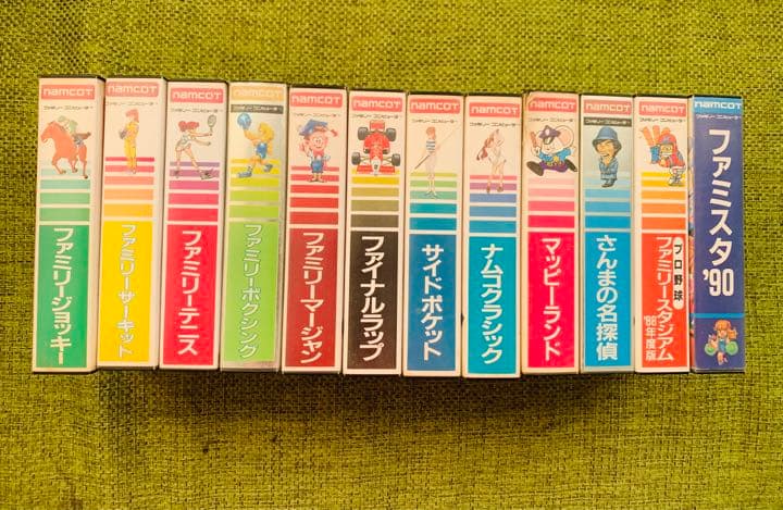 ☆ファミコンソフト☆ナムコ ハードケース 11本まとめ売り セット販売