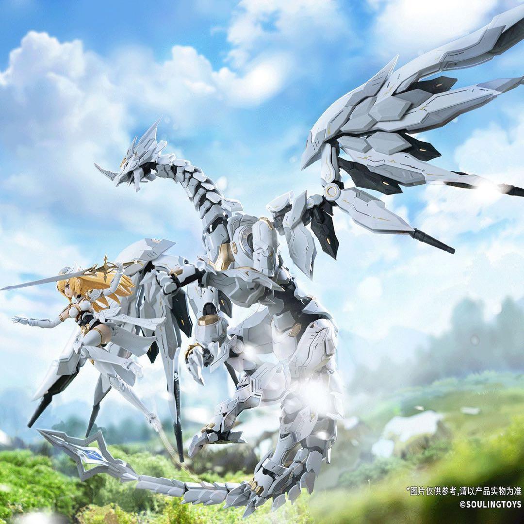 塑霊模型1/12 『白昼流星』 魔龍 白昼·ドーン​＆流星·ミデル組み立て