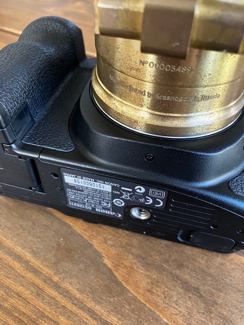 Canon EOS 50D Petzvalレンズ付き