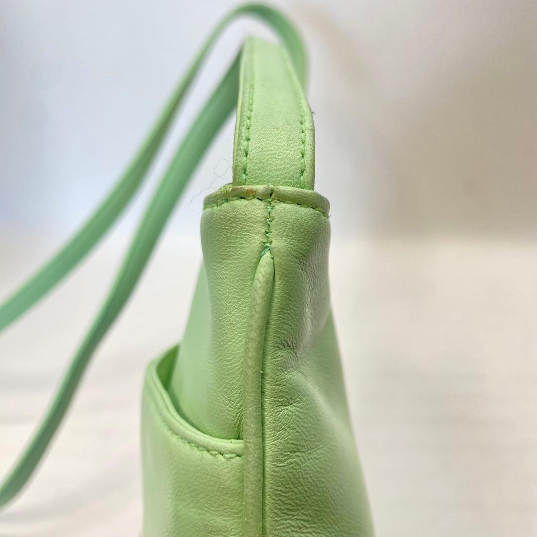 希少カラー】ロエベ ショルダーバッグ ナッパレザー ミントグリーン