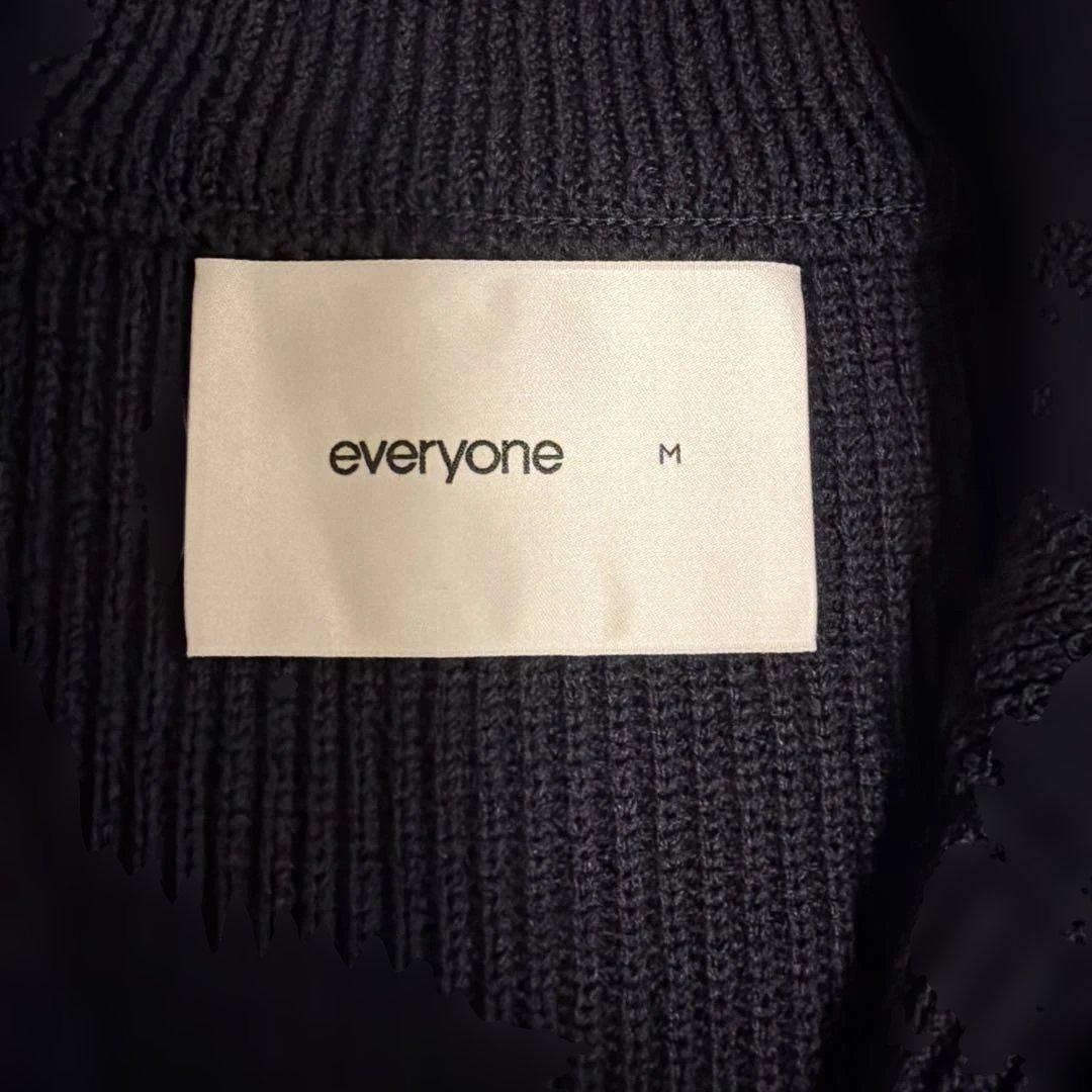 everyone half zip rib knit sweater M unlimited.dev
