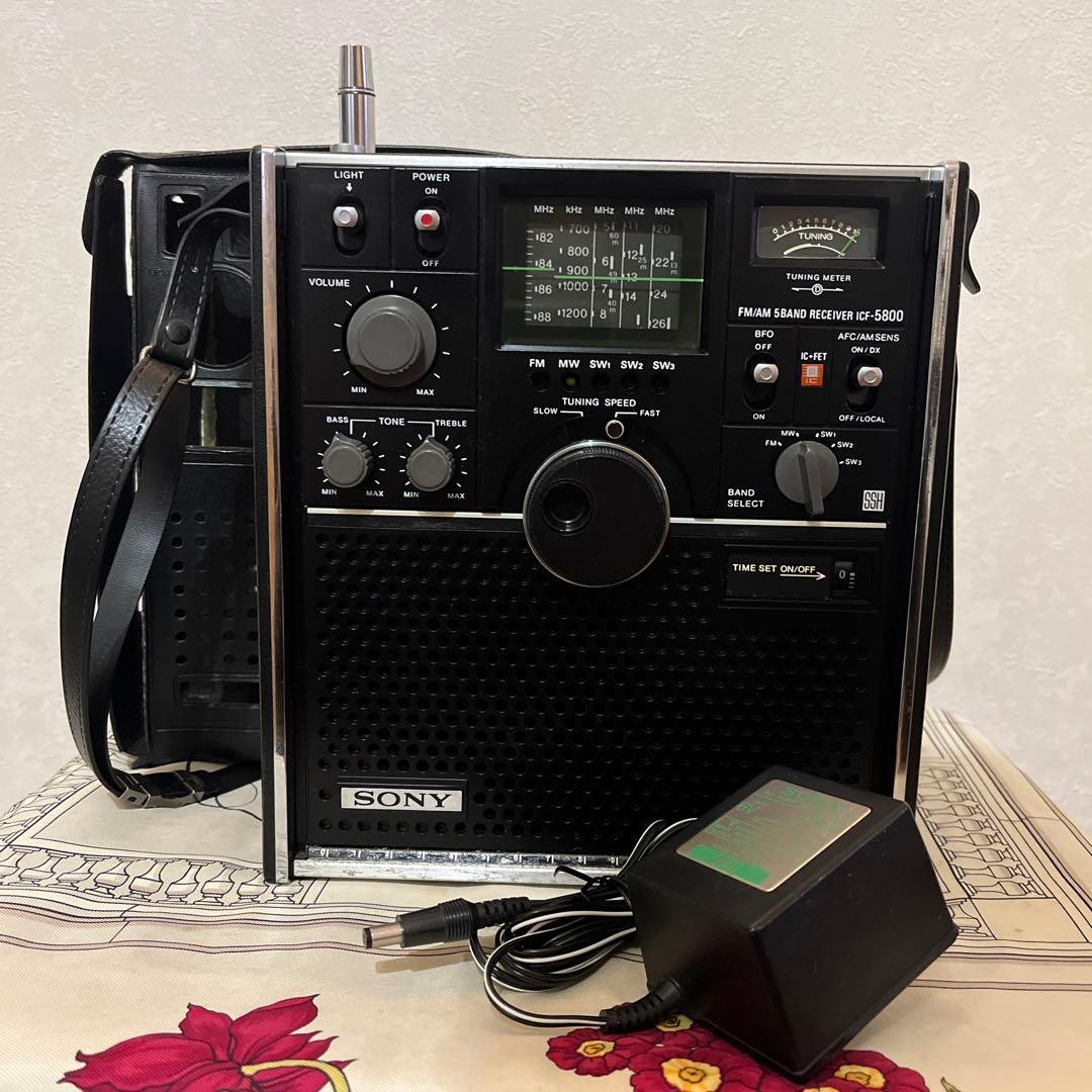 動作美品！○SONY スカイセンサ－ ICF5800 ○昭和のBCL傑作機！ - メルカリ