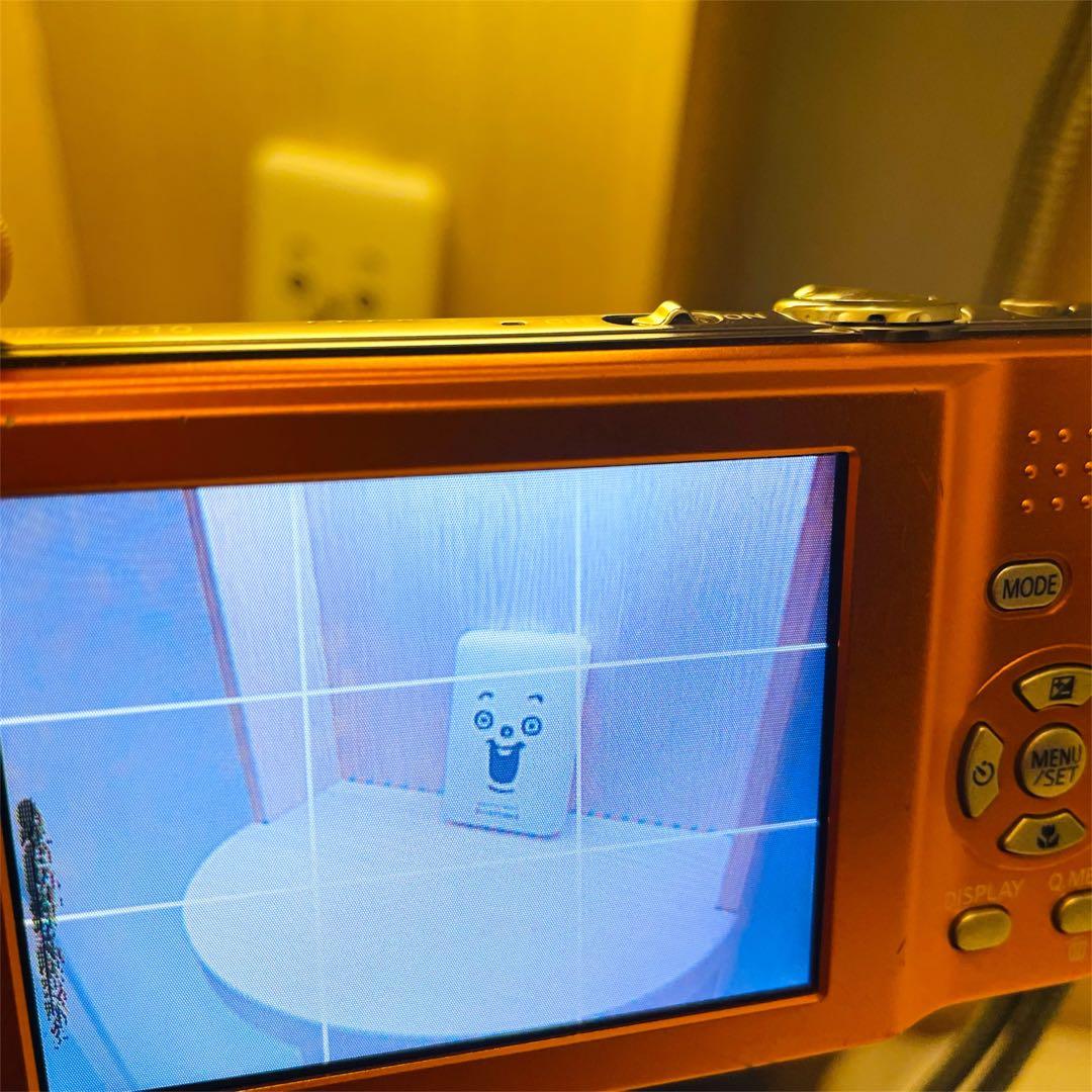 Panasonic LUMIX DMC-FS10 オレンジ コンデジ - メルカリ