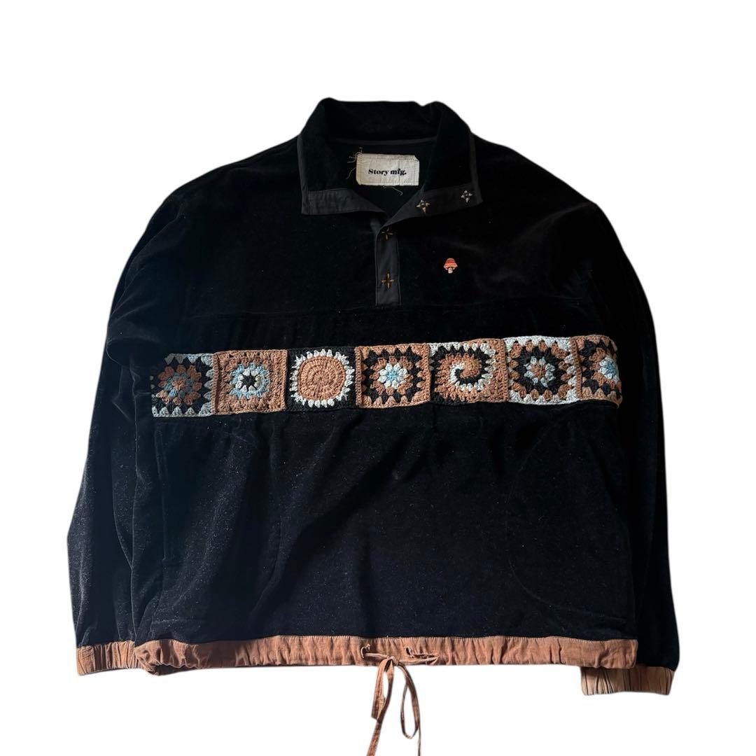 トップス STORY mfg. polite pullover Story mfg. Black Polite Pullover Sweater Story Mfg.