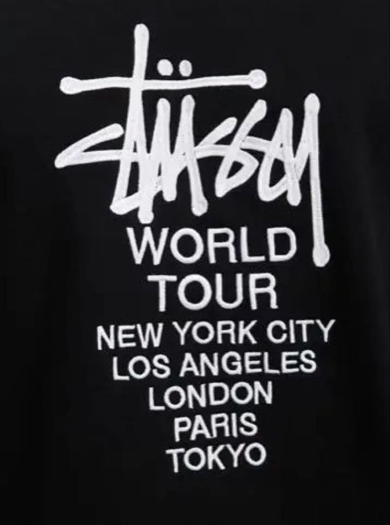 STUSSY] Solid World Tour Crew ニット セーター