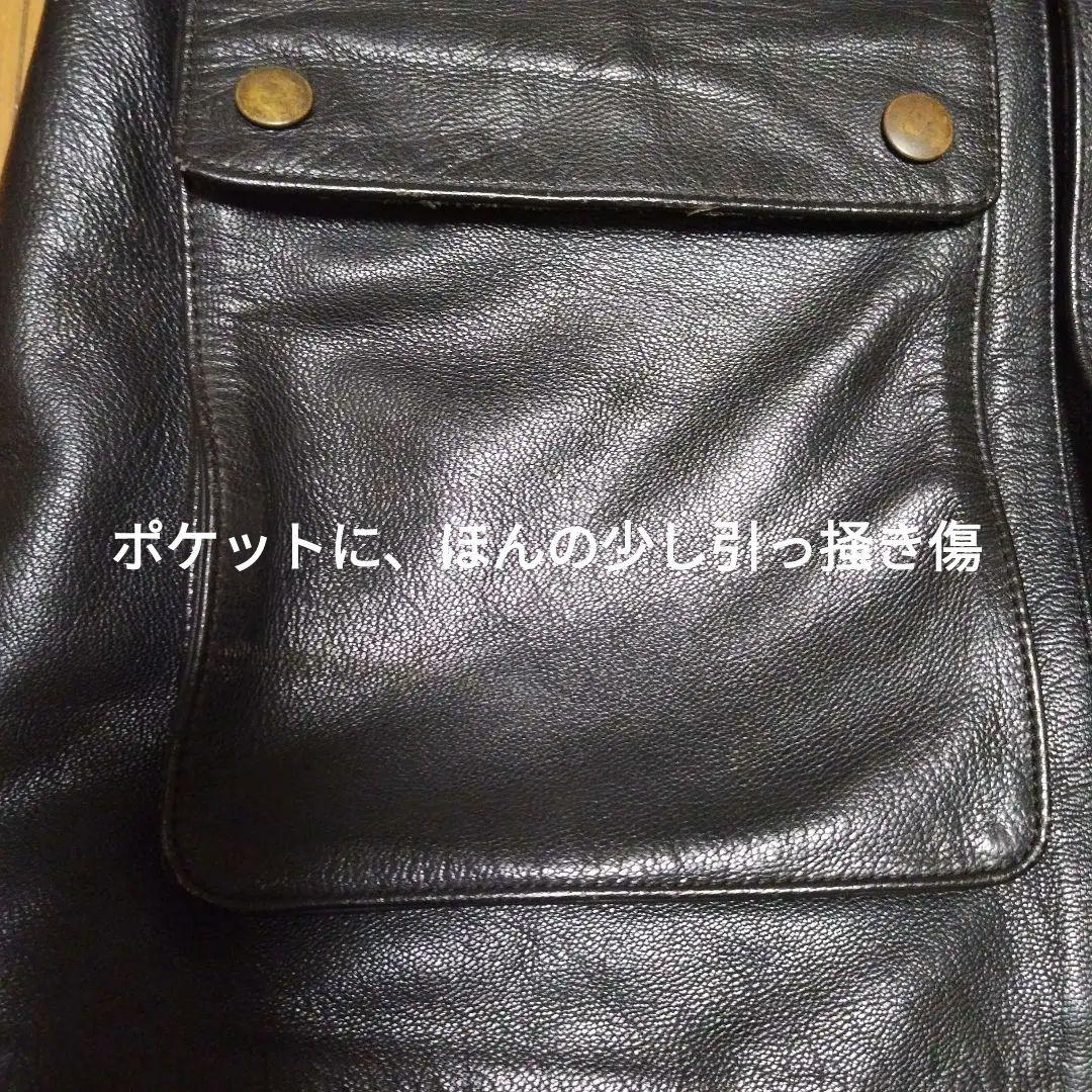 カドヤ kadoya ゴートスキンレザー ジャケット L キルテングインナー付
