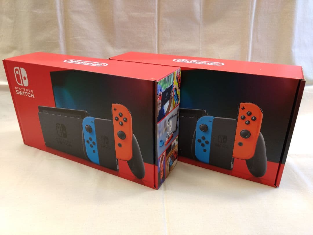 新品 任天堂Switch バッテリー強化版２台 2台まとめ売り】Nintendo Switch/HAC-001(-01) バッテリー強化版
