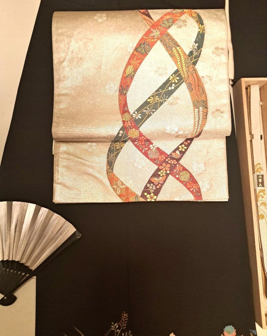 美品❇️本加賀友禅作家 土田外男 比翼仕立て 五つ紋 フルセット