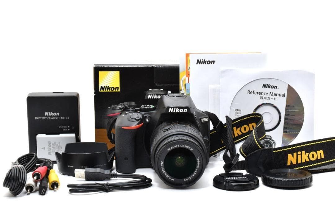 ほぼ新品 Nikon D5500 標準レンズキット 《S数6640枚 箱付き》