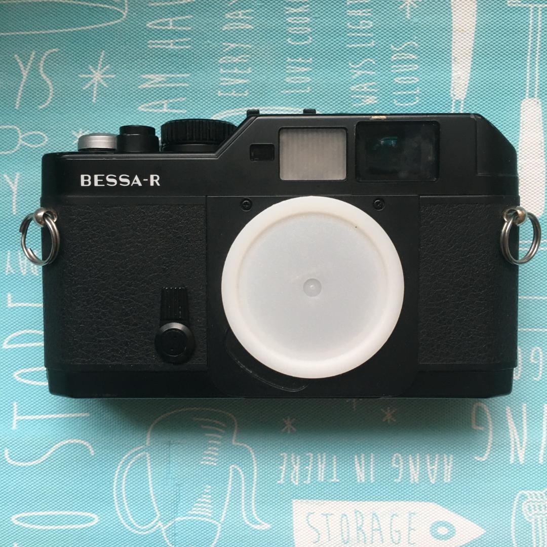 《難あり実用》 ベッサR コシナ フォクトレンダー、箱・取説・付属ストラップ付