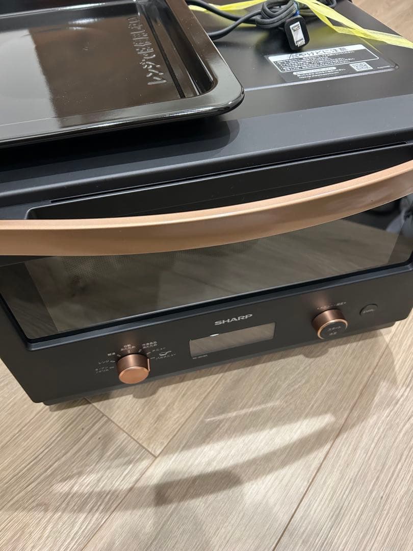 （ジャンク品）SHARP 電子オーブンレンジ RE-SD18 A-B 黒 RE-SD18A | オーブン・電子レンジ：シャープ