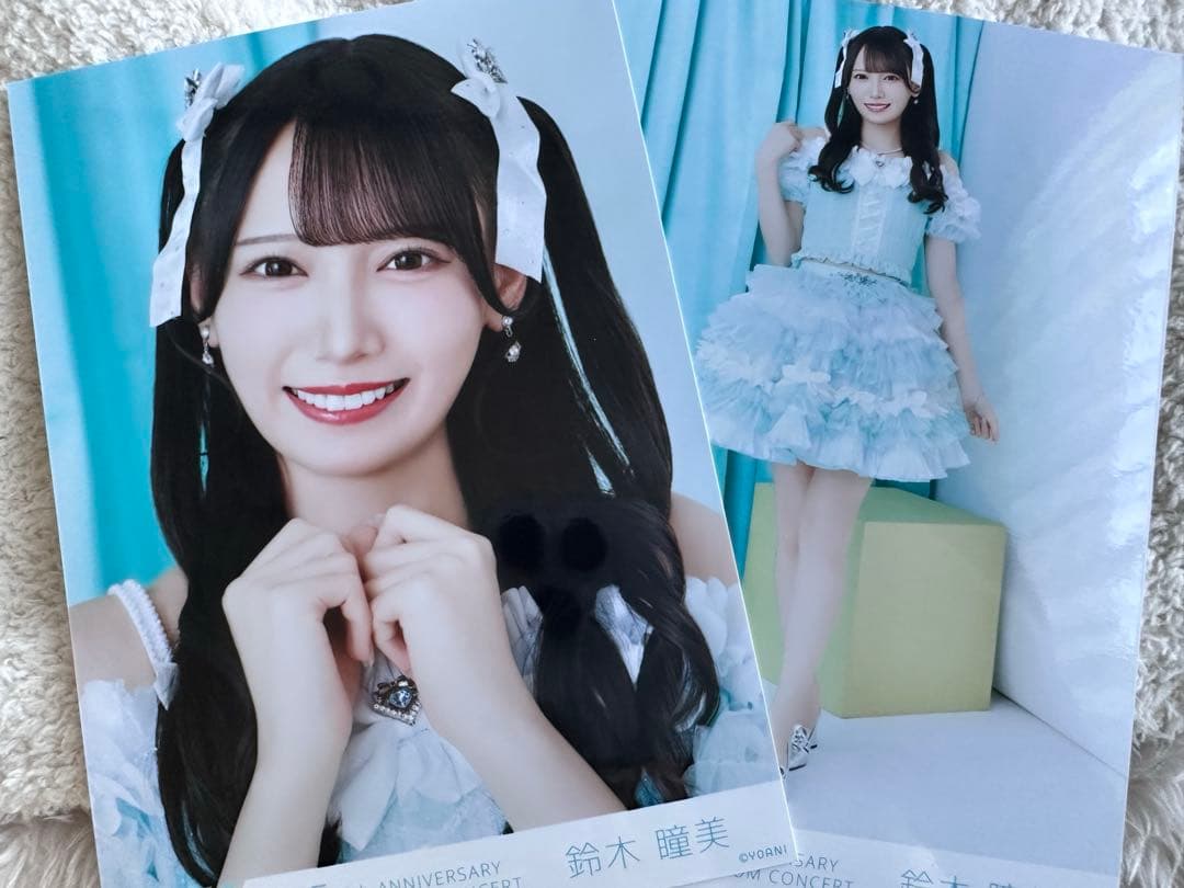ノイミー 鈴木瞳美 生写真 エメラルドグリーン衣装 プリンセス衣装