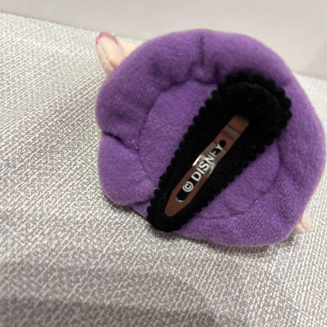 ディズニー キャラクター 帽子 紫 ヘアピン ぱっちん 耳付 - メルカリ