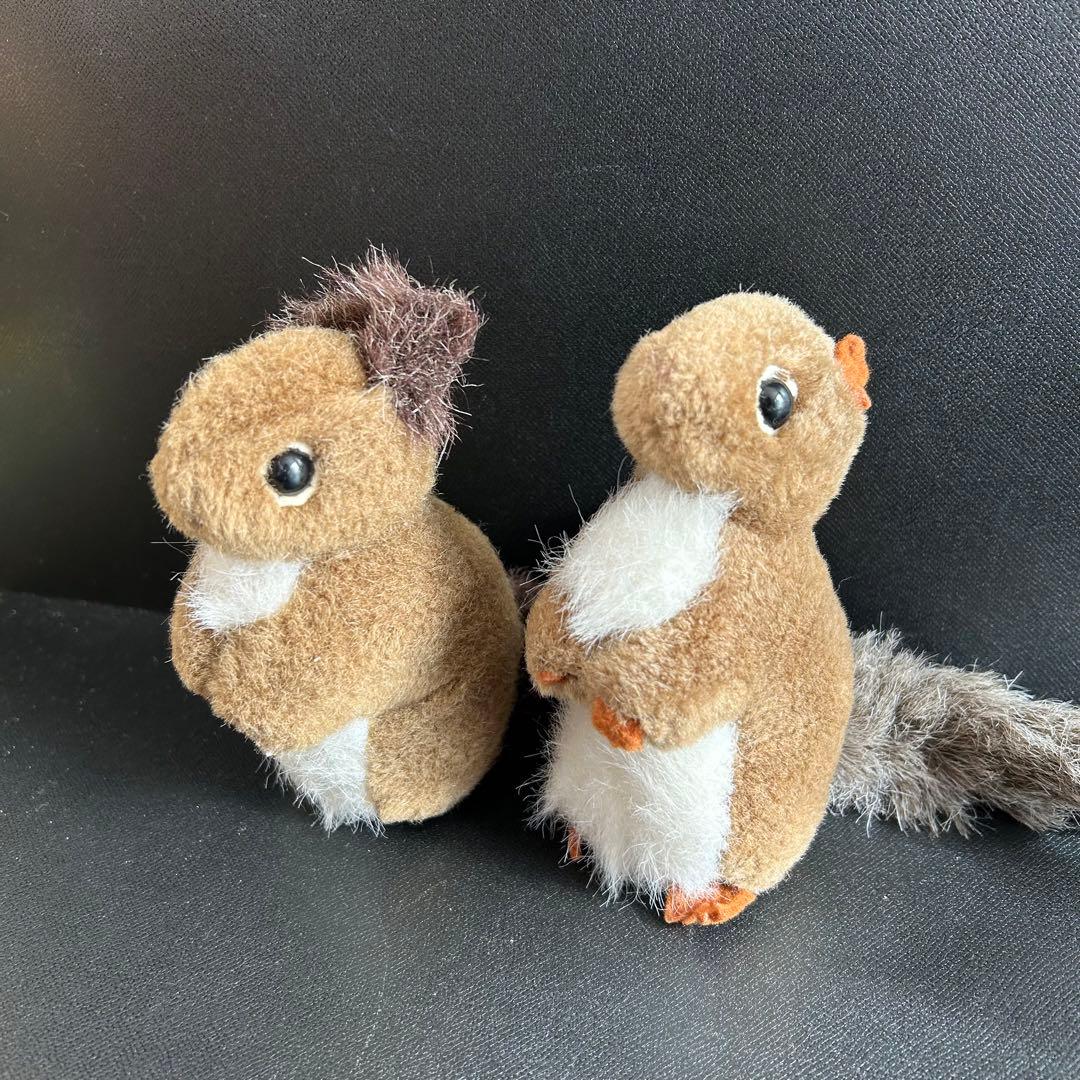 やまね やまね工房 りす リス ぬいぐるみ 2匹 - メルカリ