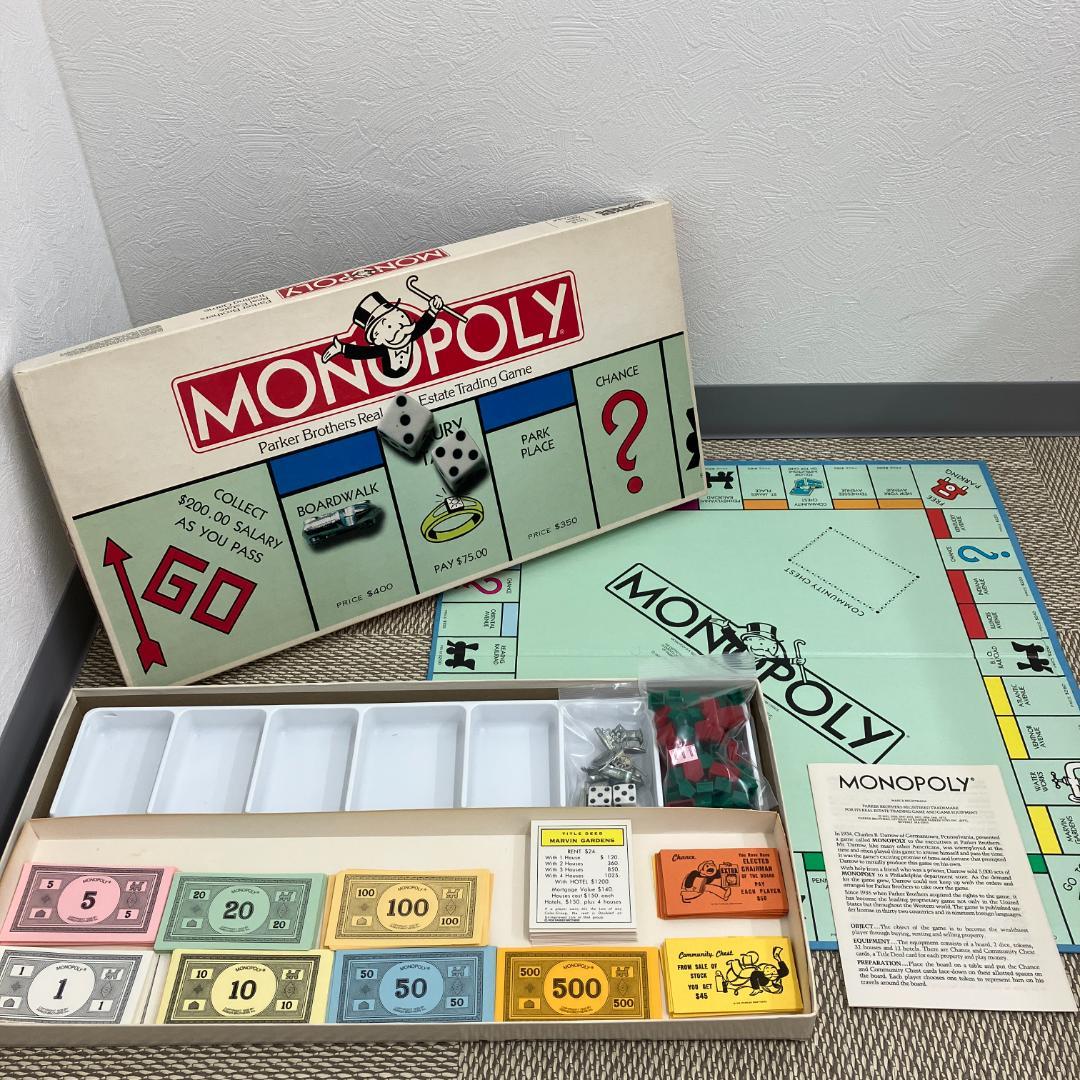 激レア】MONOPOLY 英語版 モノポリー ボードゲーム - メルカリ
