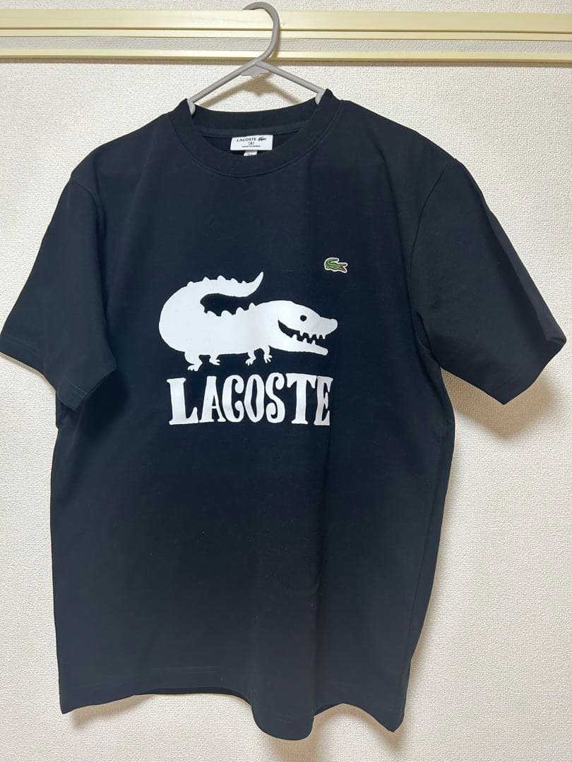 ラコステ ワンピースコラボ ワニロゴ刺繍 L.12.12 ポロシャツ ホワイト