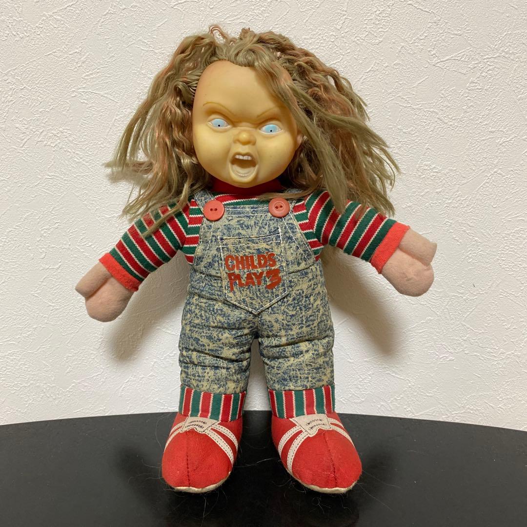 希少 当時物 チャイルドプレイ3 チャッキー ぬいぐるみ フィギュア 90
