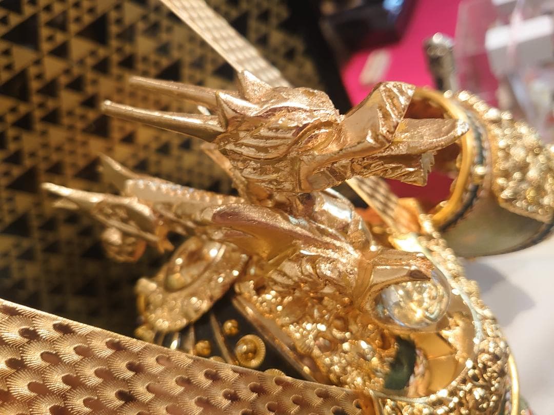 ○新品○早い者勝ち○訳あり品○フルセット長鍬正絹糸威兜飾り25万円高級品