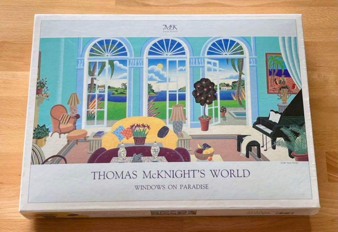 トーマスマックナイト　パーム　アイランド トーマス・マックナイト「フロリダルーム」シルクスクリーン :: 絵画