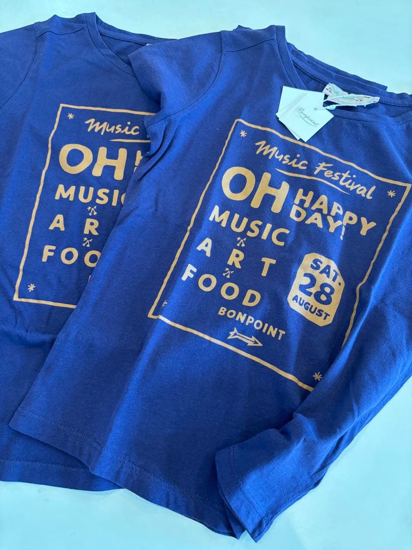 専用bonpoint Tシャツ ネイビーブルー　8a 10a 12a 穂高岳Tシャツ × ネイビー | TRAIL MARKS