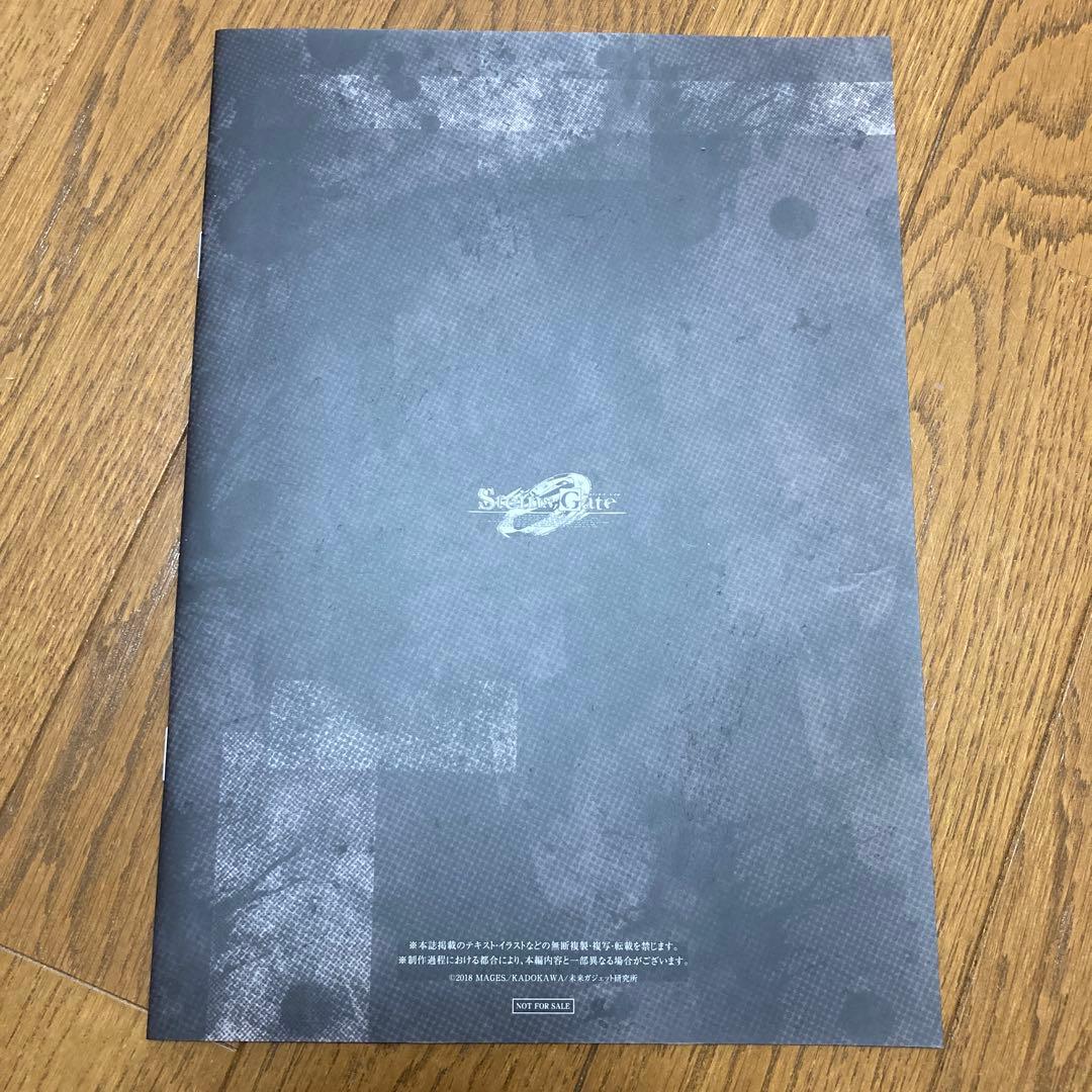 STEINS;GATE 0シュタインズゲートゼロBlu-ray全巻購入特典小冊子