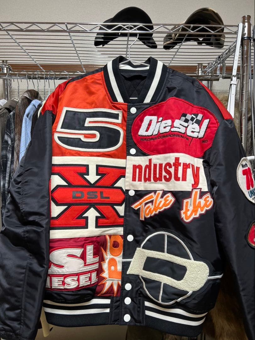 Diesel パッチワーク スタジャン