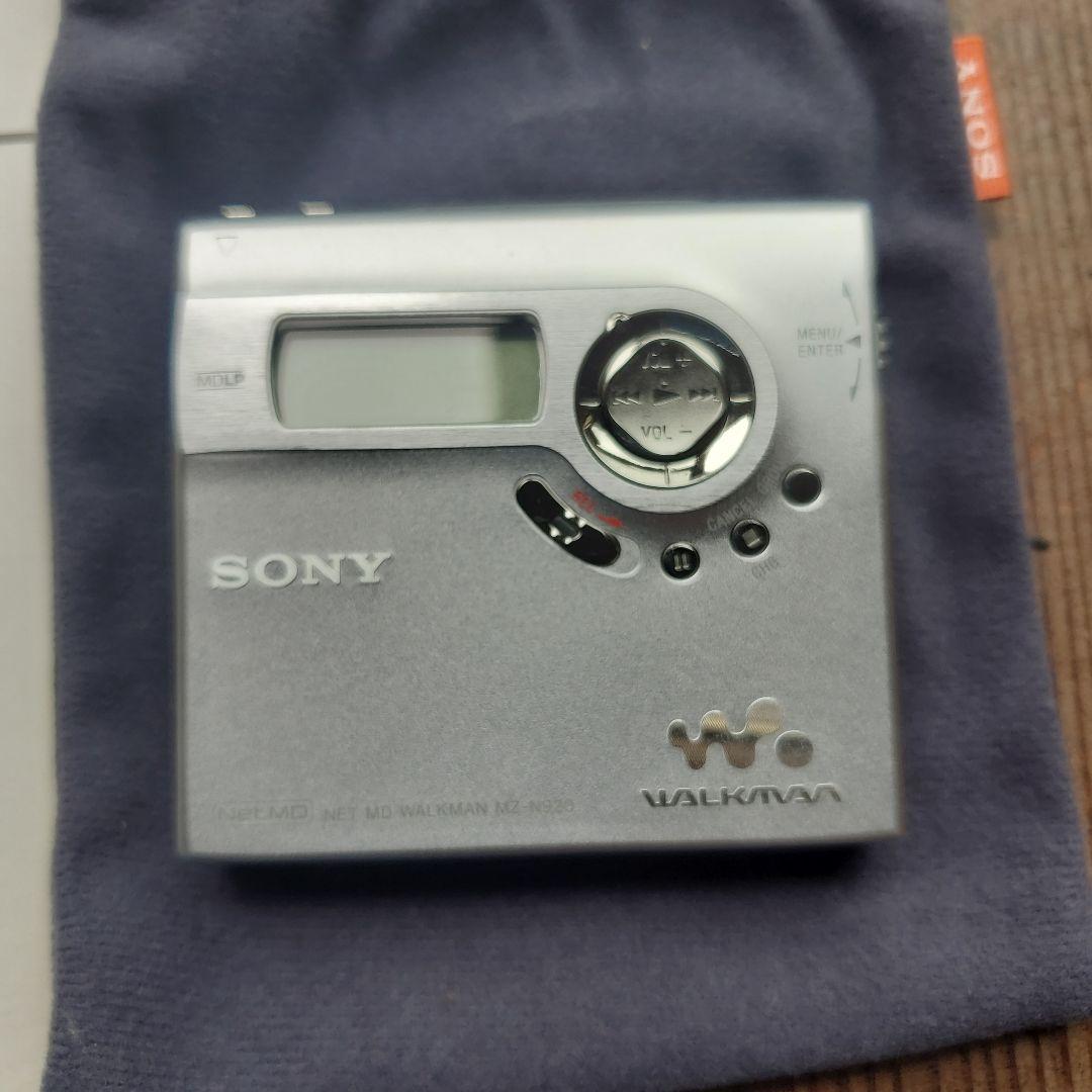 W*2様 【美品】SONY MDウォークマンMZ-N920 再生のみ確認音飛び