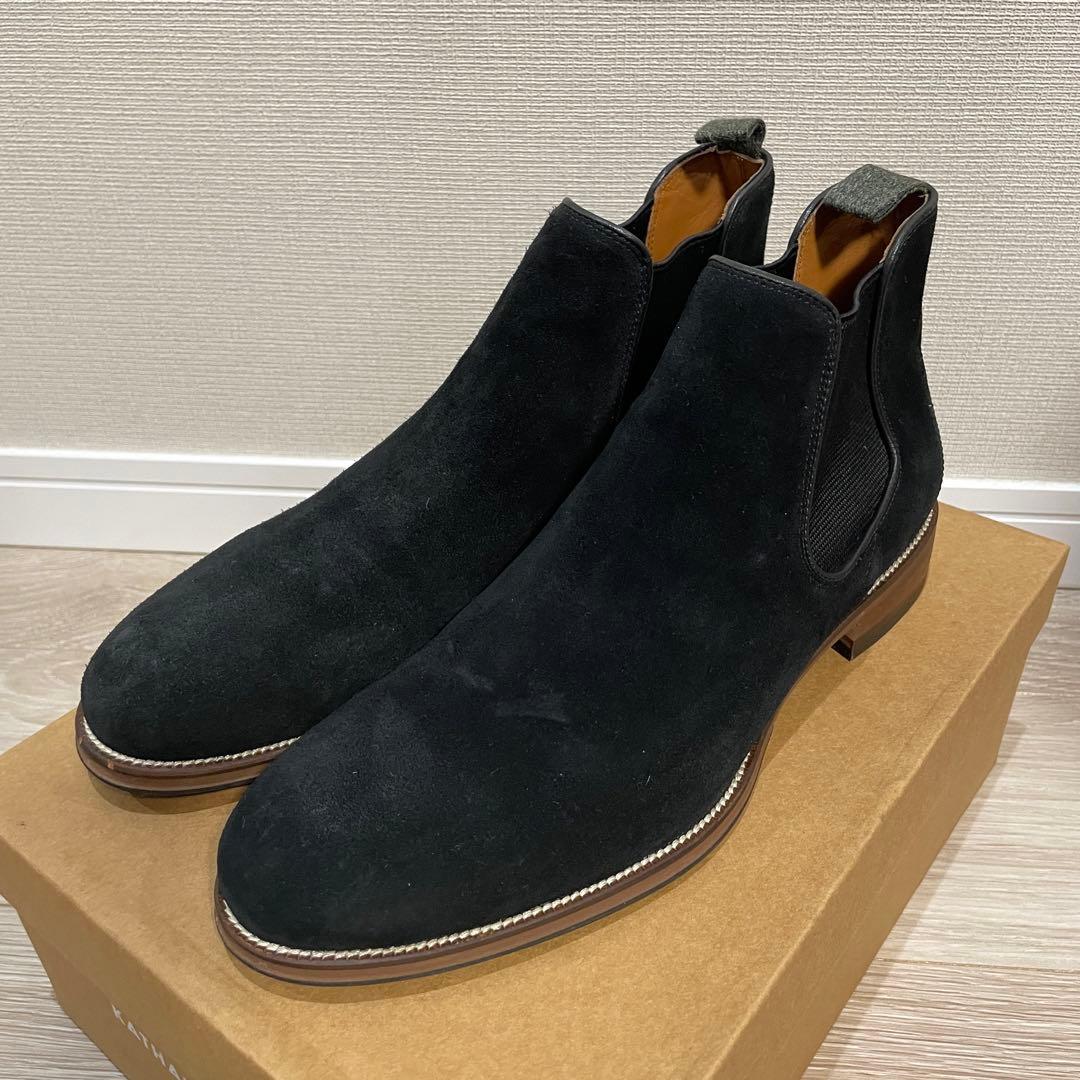 美品 キャサリンハムネットロンドン サイドゴアブーツスエード - メルカリ