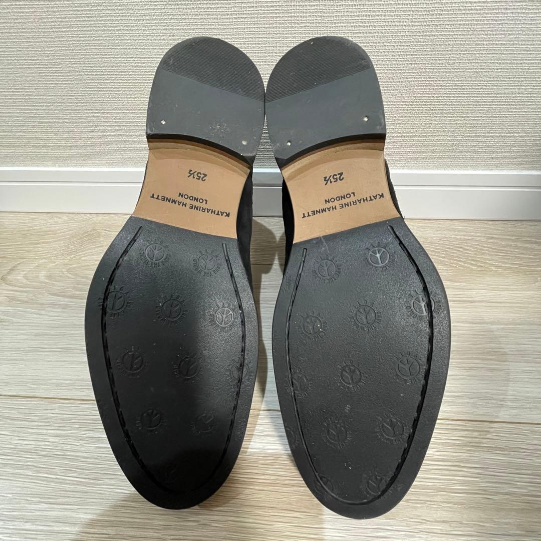 美品 キャサリンハムネットロンドン サイドゴアブーツスエード - メルカリ