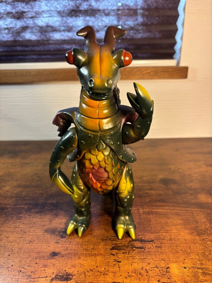 流星人間ゾーン　ワルギンガー　当時物　ソフビ　オレンジ製　ブルマァク　マルサン Yahoo!オークション -「流星人間ゾーン ソフビ」(ソフビ) (ビンテージ