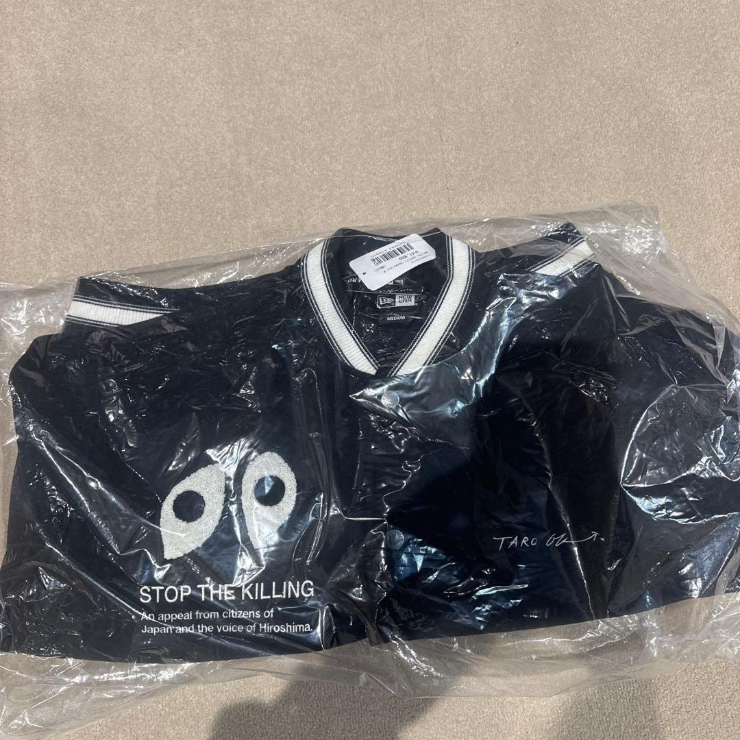 バ*ラ様 NEW ERA メルトン ヴァーシティジャケット 岡本太郎