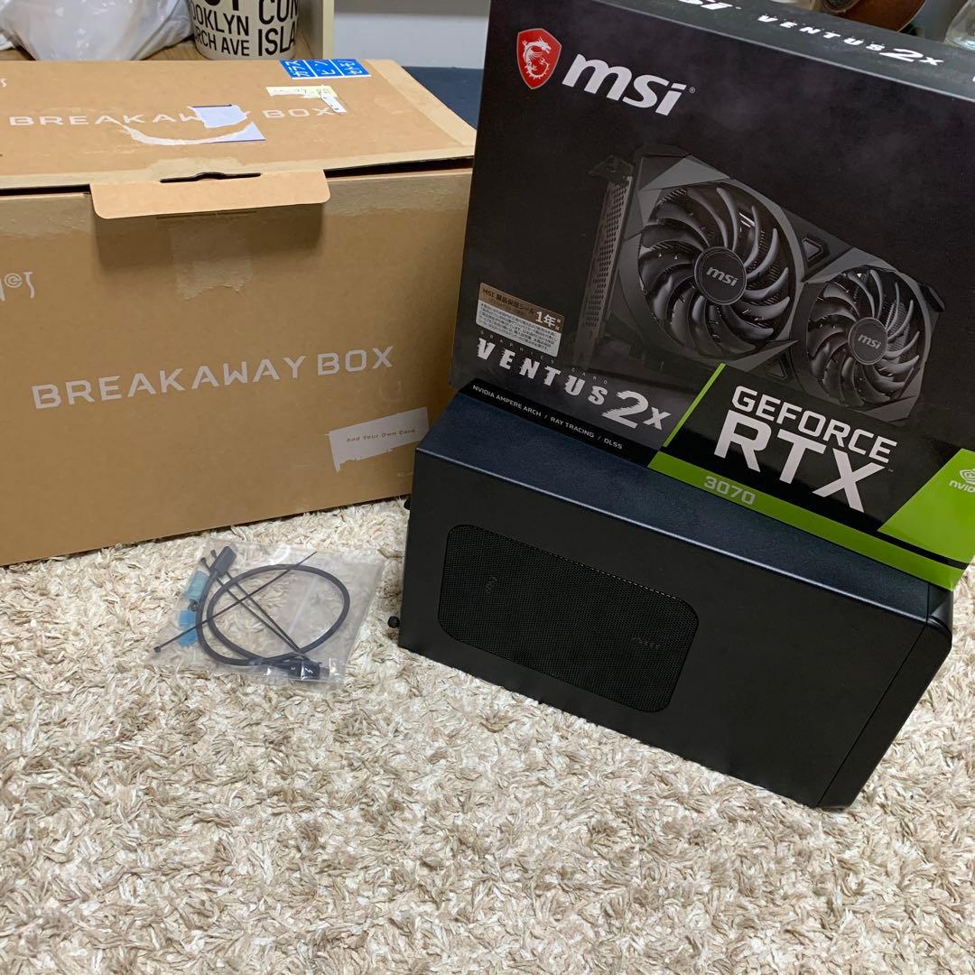 美品eGPU Breakaway Box 550+ RTX 3070 OC - メルカリ