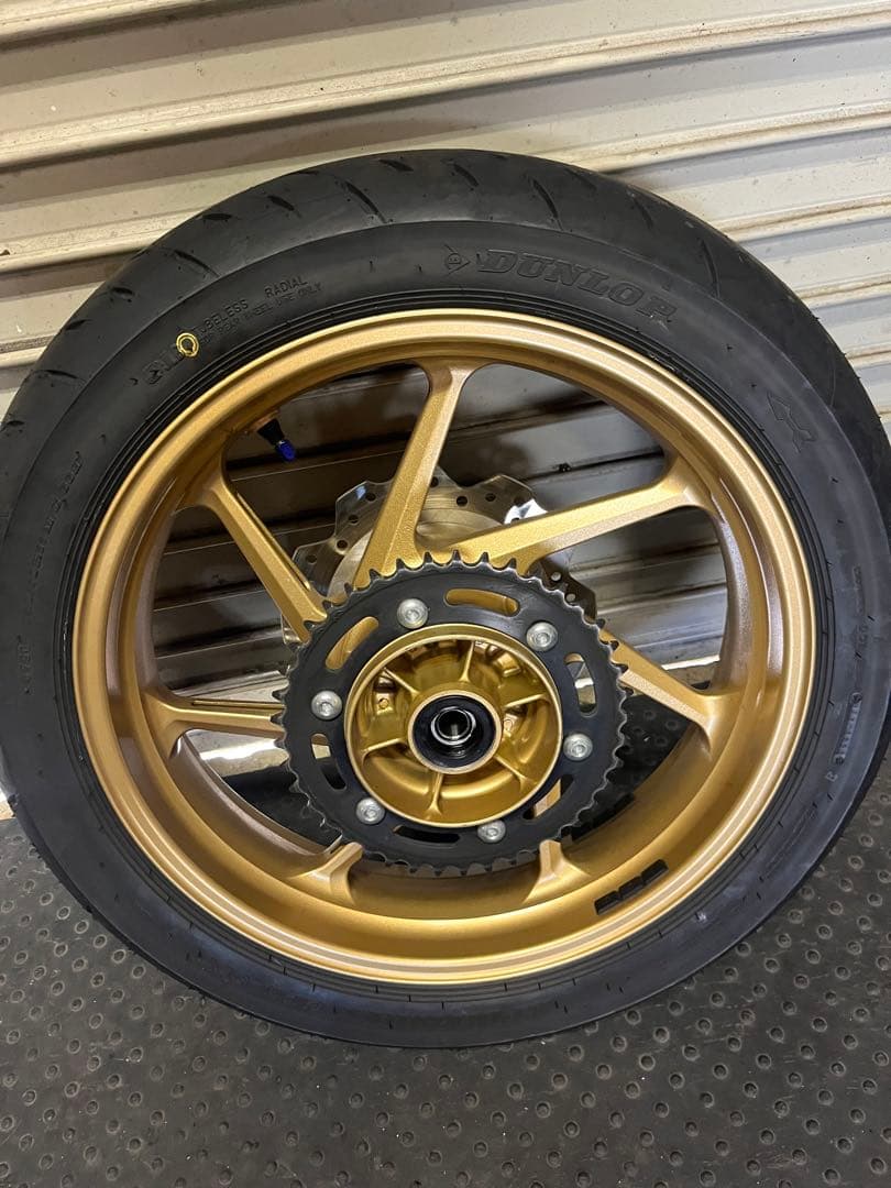 cbr250rr mc51 フロントホイールリアホイール セットタイヤバリ山