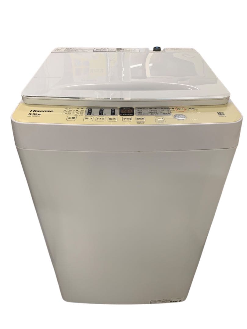 Hisense 全自動洗濯機　HW-55E2W 5.5K 2024年製 大阪限定