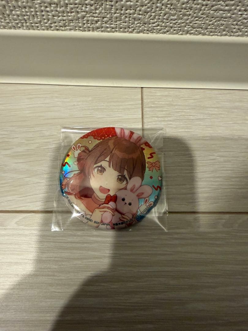 花海佑芽】学園アイドルマスター オーロラ箔押し缶バッジ～GiGO限定