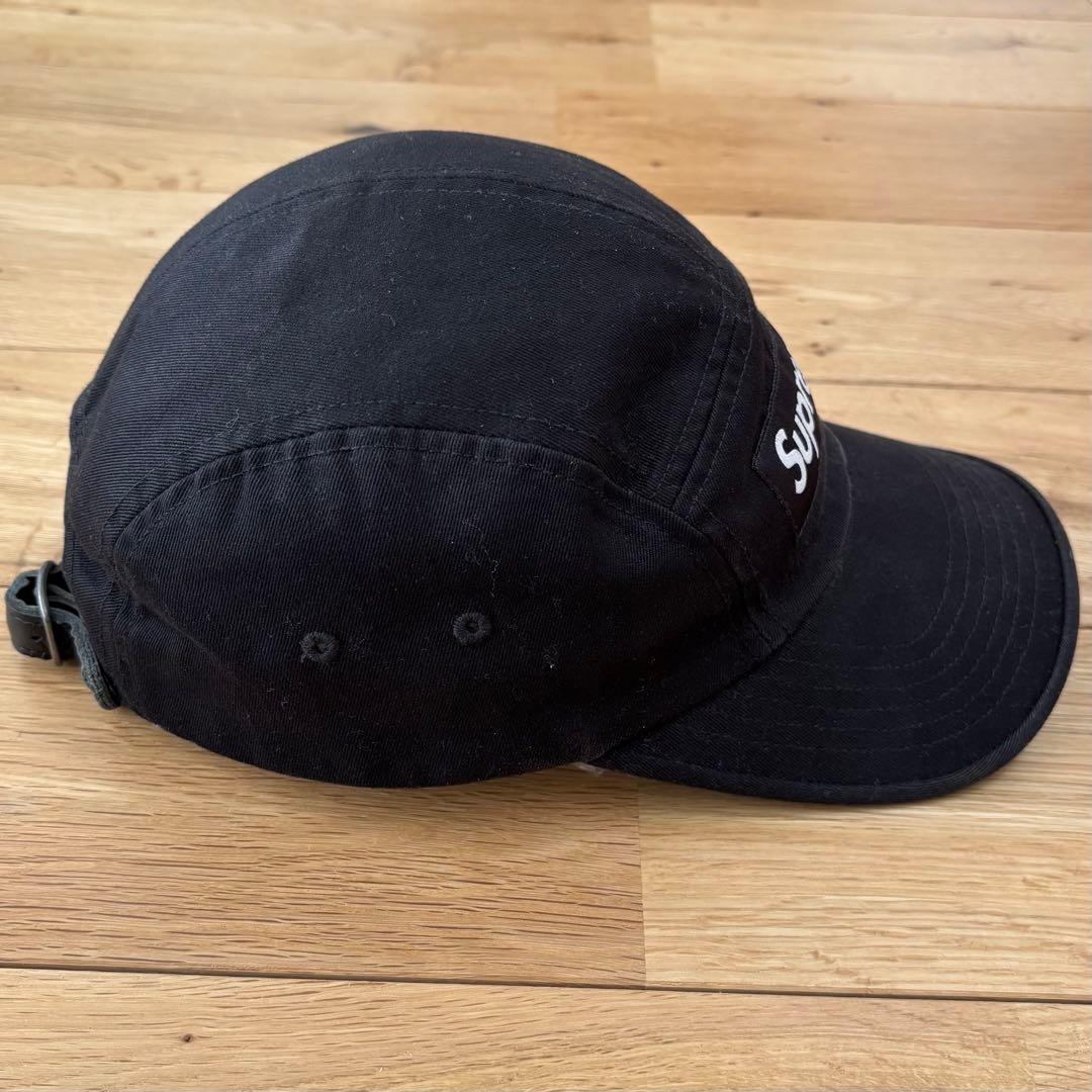 Supreme Washed Chino Twill Camp Cap 黒 人気 - メルカリ