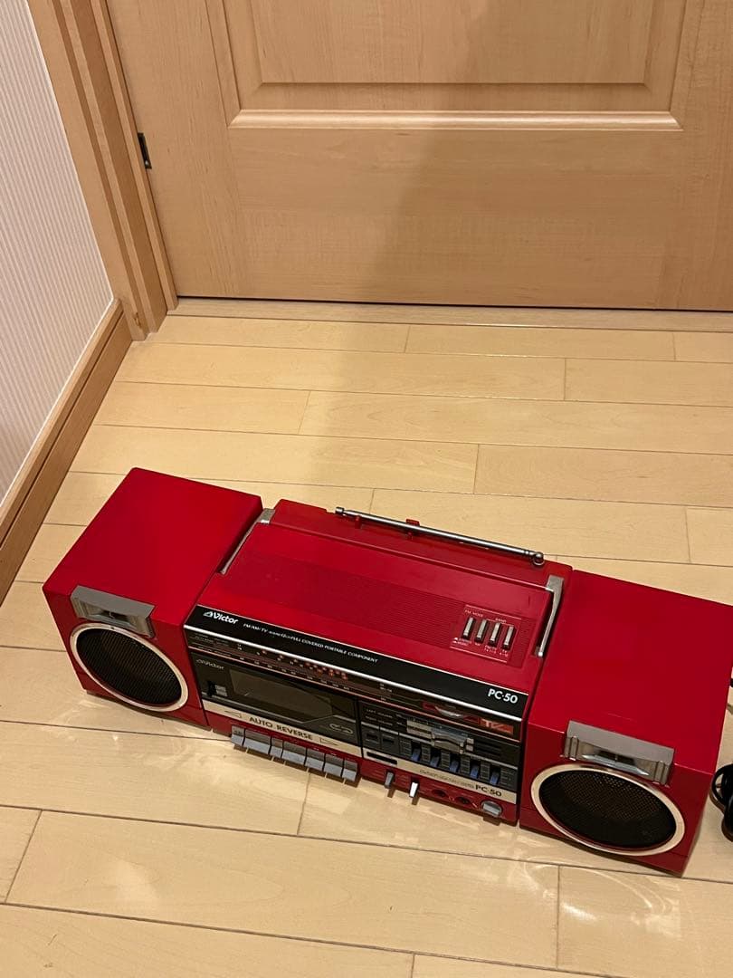 今本様専用 Victor PC-50 ラジカセ オートリバース 【昭和レトロ