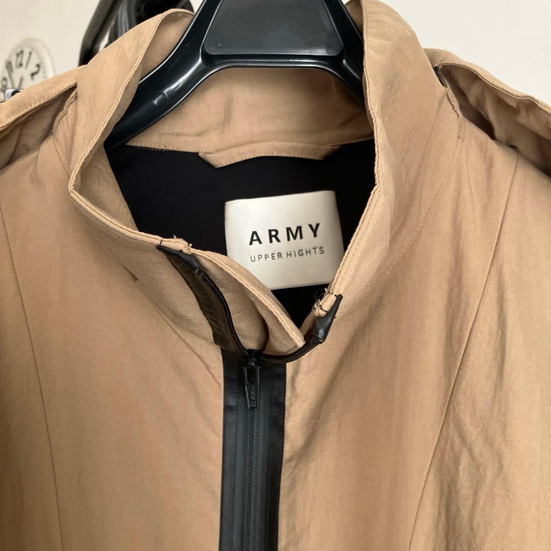美品】upper hights/アッパーハイツ コート ナイロン キャメル01