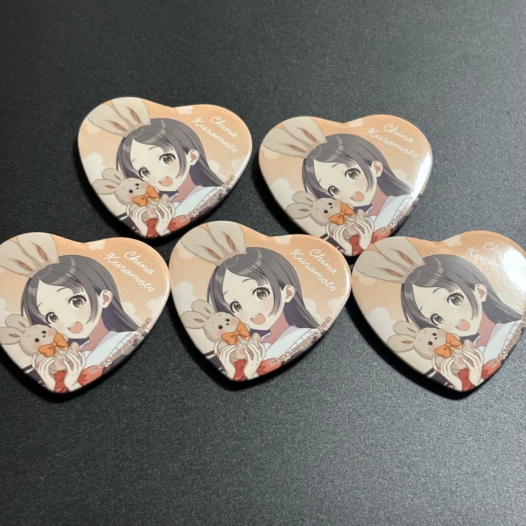 学園アイドルマスター 学マス Lady Rabbit ハート缶バッジ 倉本千奈