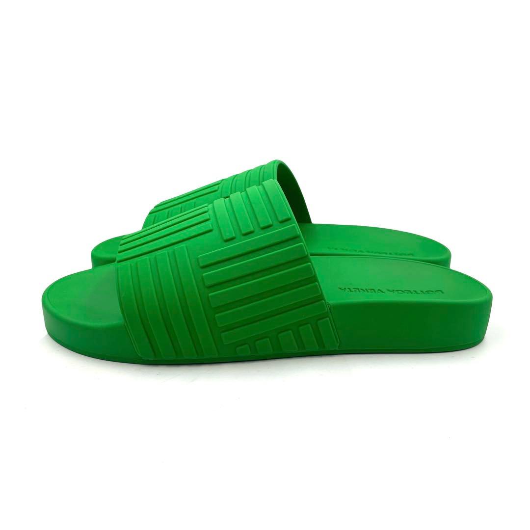 《未使用級》ボッテガヴェネタ デイジー スライダー サンダル スライド グリーン